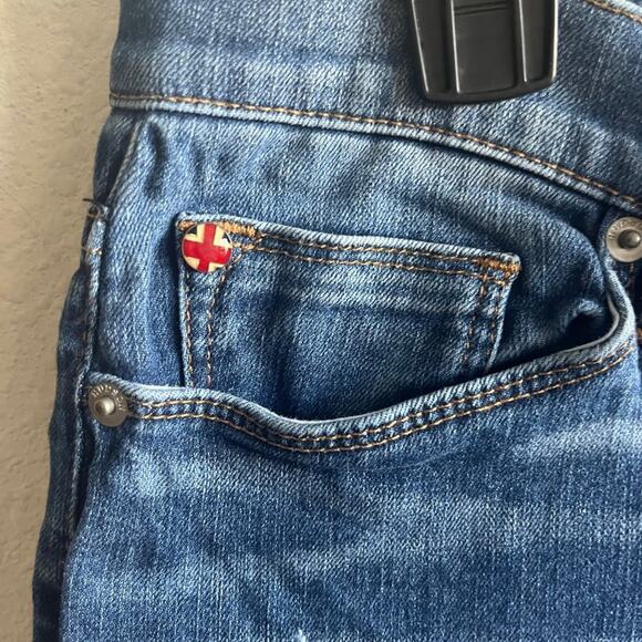 Hudson Women's Natalie Mid-Rise Ankle Skinny Jeans Size 28 Style NWMA409ZPZ - Picture 6 of 12